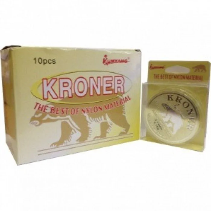 Леска 100м. Kroner (флюор. покрытие белая)